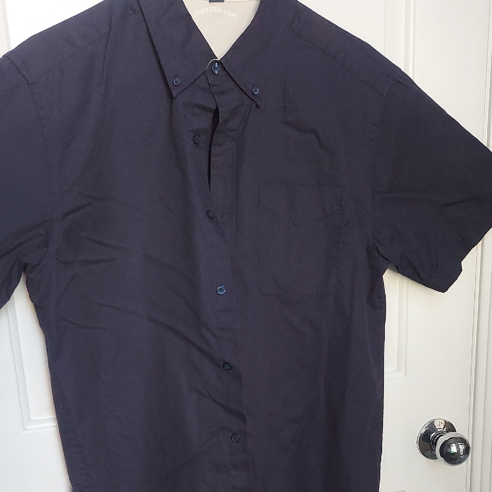 Men's Joes Usa Navy Blue Short Sleeve Shirt